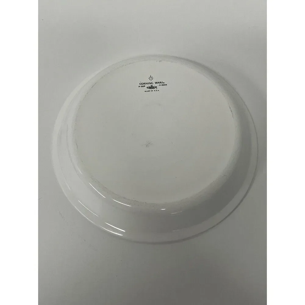 Vintage Corning Ware Blue Cornflower P-309 Pie Plate Baking Serving Dish 9”